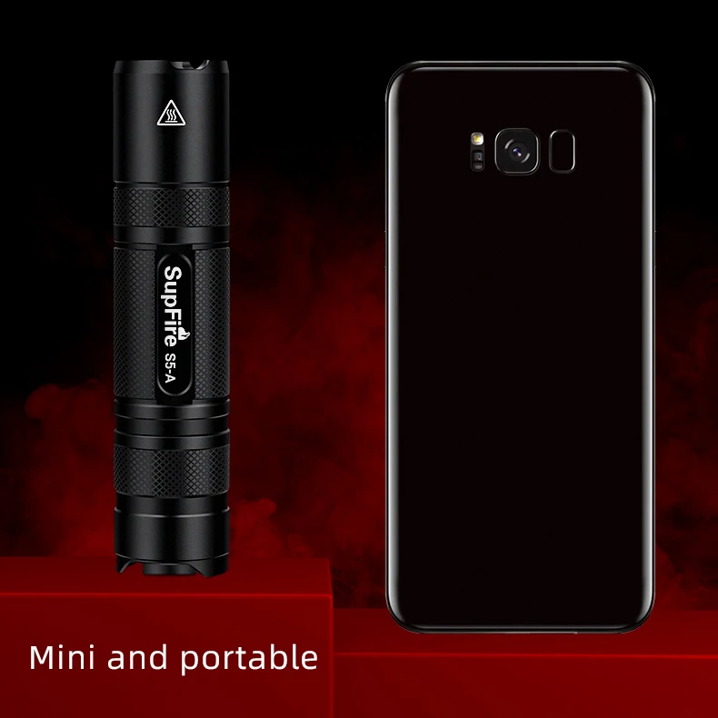 hunting flashlight mini portable bicycle flashlight self defence 18650 rechargeable torch or AAA battery led flashlight