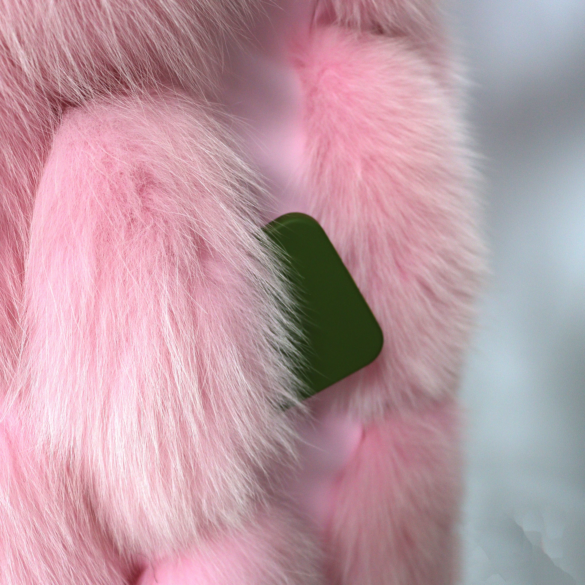 Fashion Winter Warm Fox Fur Vest Customizable Size Ladies Hooded Fur Jacket Sleeveless