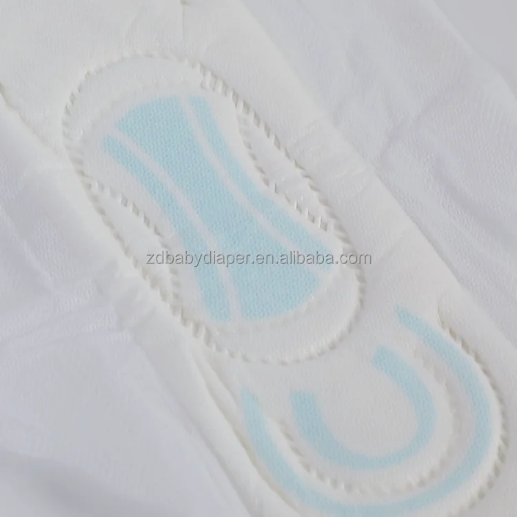 Breathable Disposable Cotton Ladies Sanitary napkin with Blue chip Hotsale in Sudan