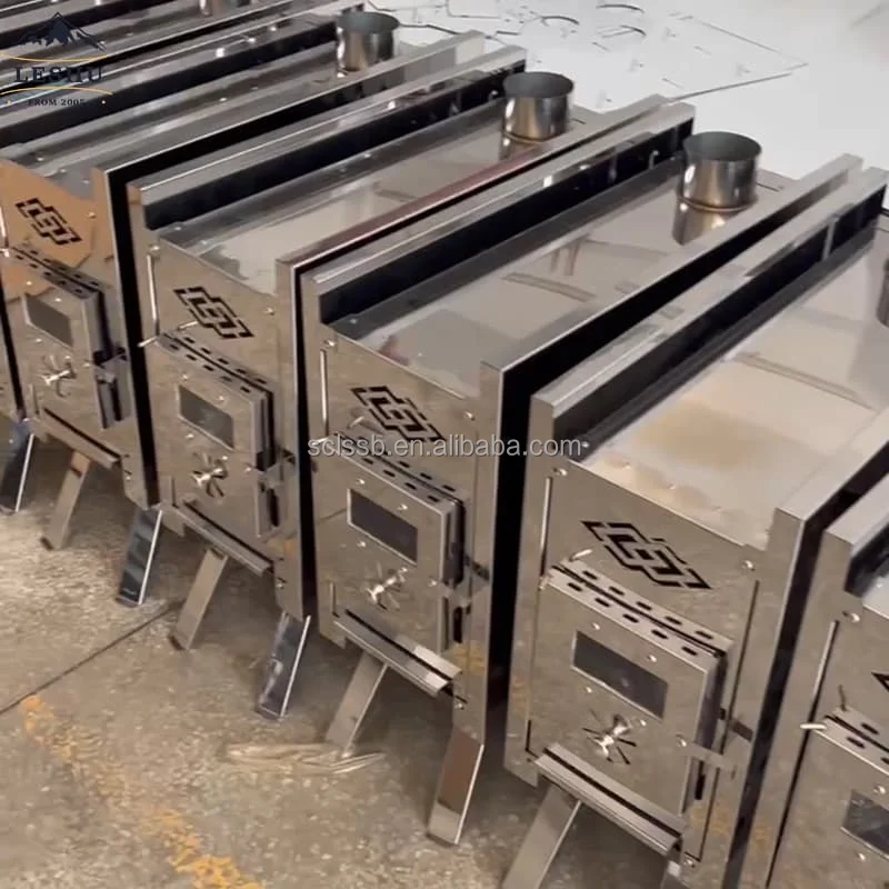 LOW price Outdoor Tent Camping Portable Ultralight Wood Burning Stove for Cooking,Camping,Hiking, Ice-fishing