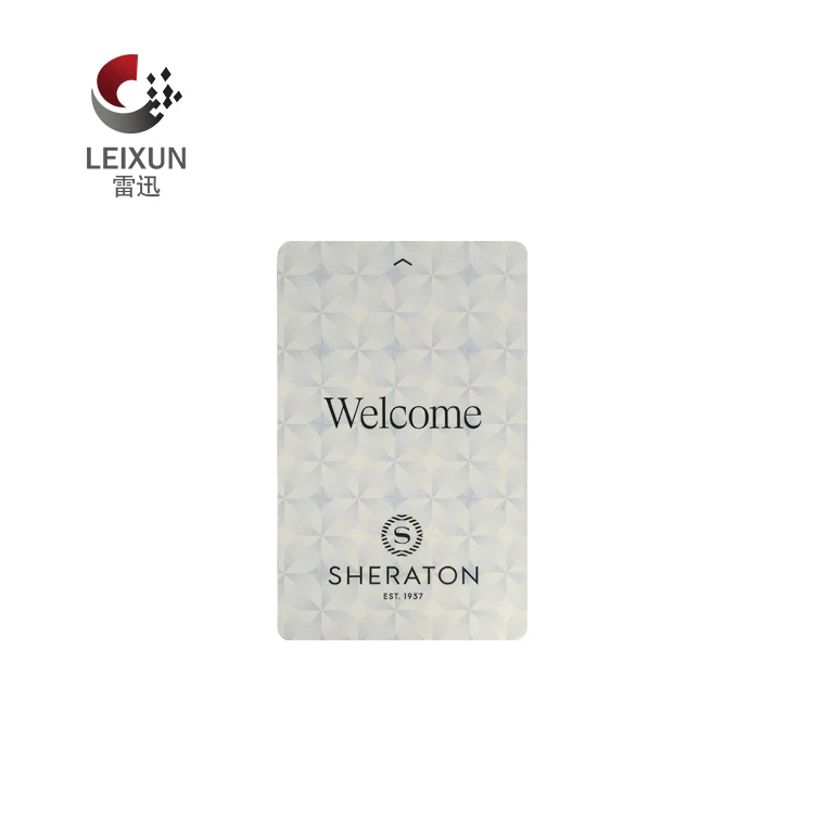 Leixun free sample customized hotel key card ISO 14443A HF Rfid F08 1k chip smart