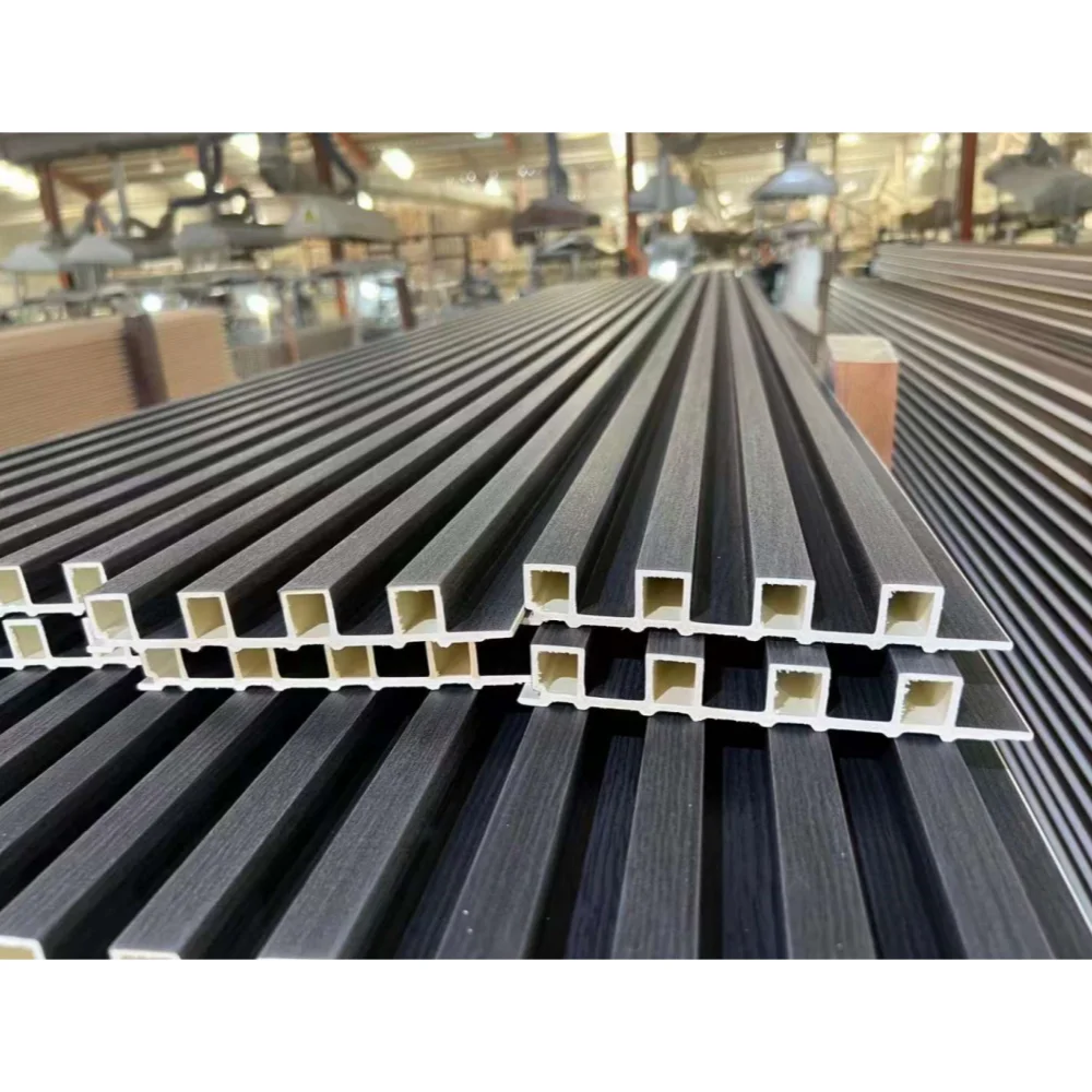 WPC Wall Panel Unique Design WPC Interior Fluted Panel Interior Wall Panel