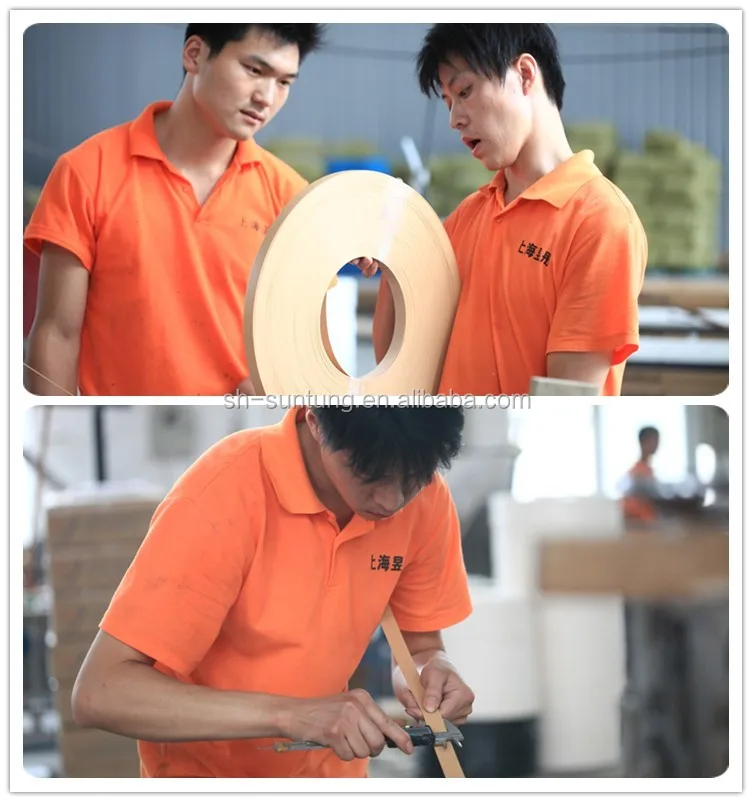 Top quality furniture accessories  own factory PVC/melamine/3d/Acrylic edgeband edge banding tape for particle board