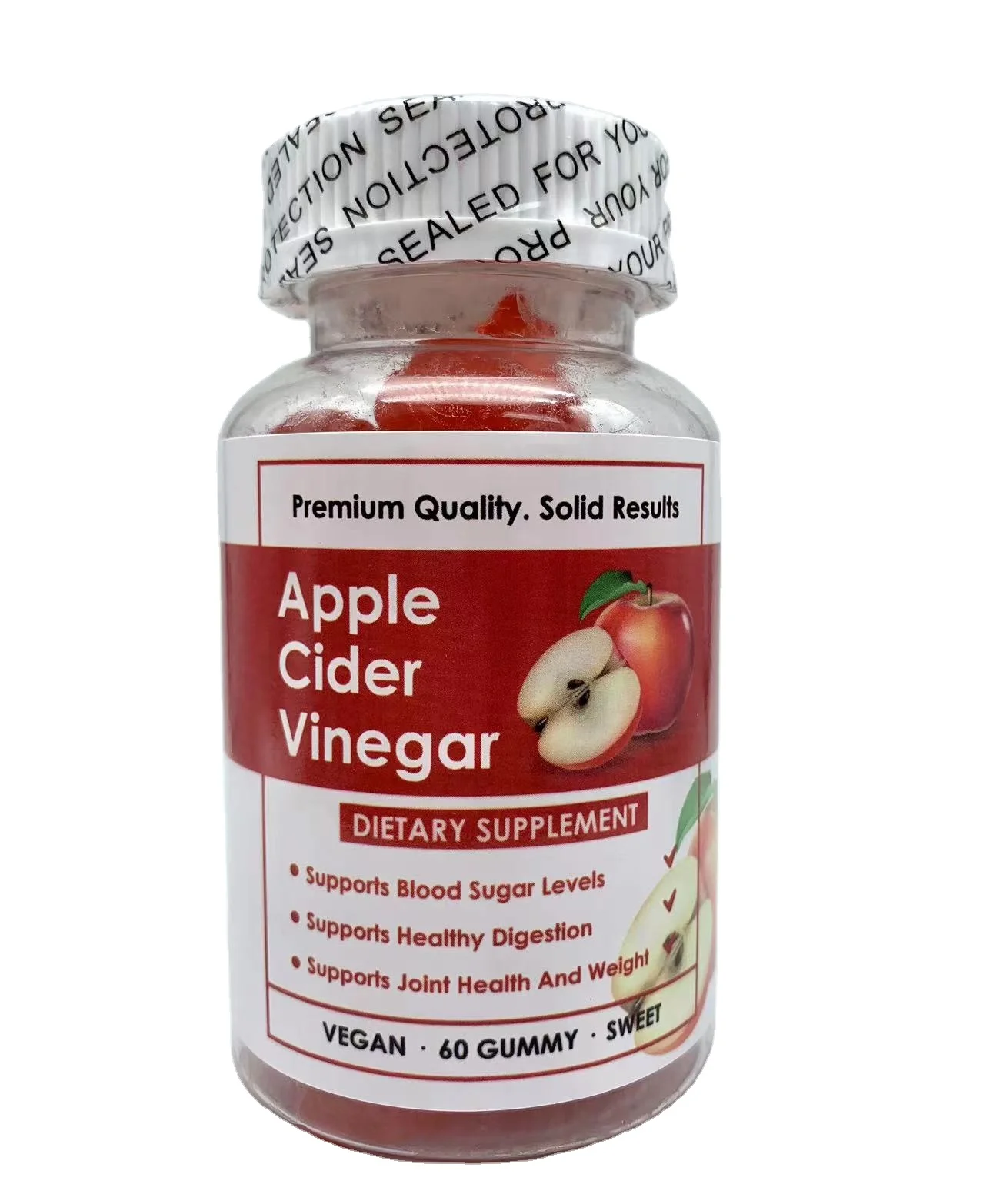OEM PRIVATE LABEL Promote Digestion Body Slimming Apple Cider Vinegar gummies