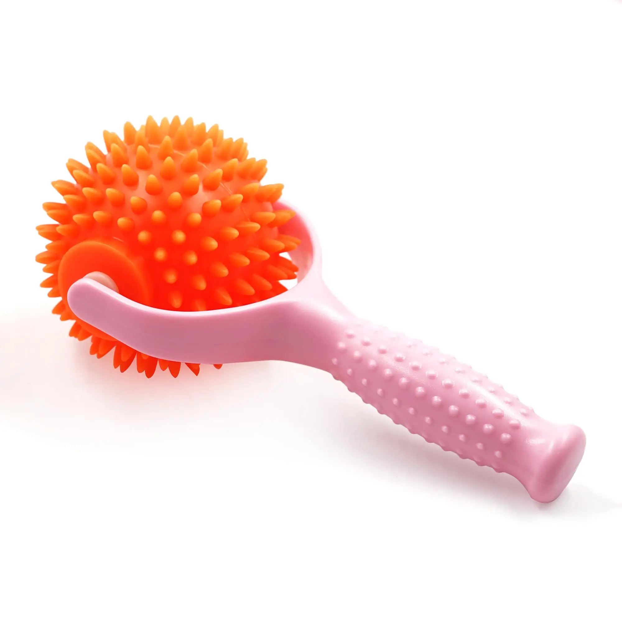 Soft Massage Tool Handled Foot Shoulder Massage Spiky Massage Ball Roller