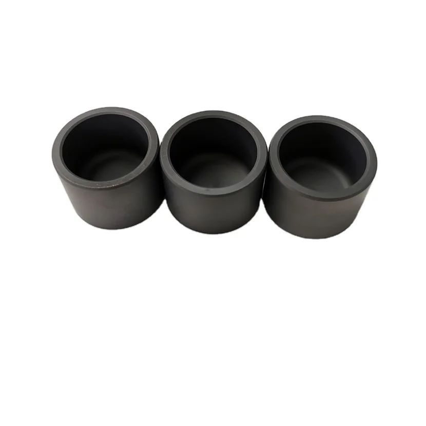 Inner polished SiC Silicon carbide ceramic cup crucible