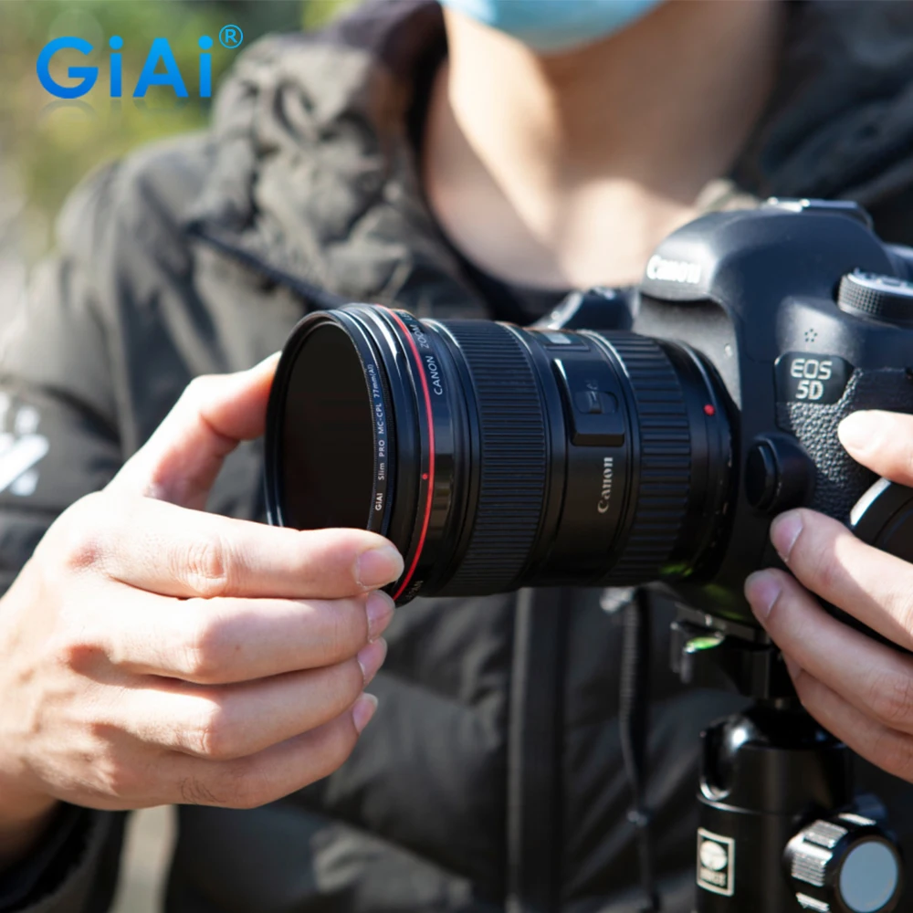 52mm 67mm 77mm Professional Production Optical Glass Circular-polarized Filter For Cameras