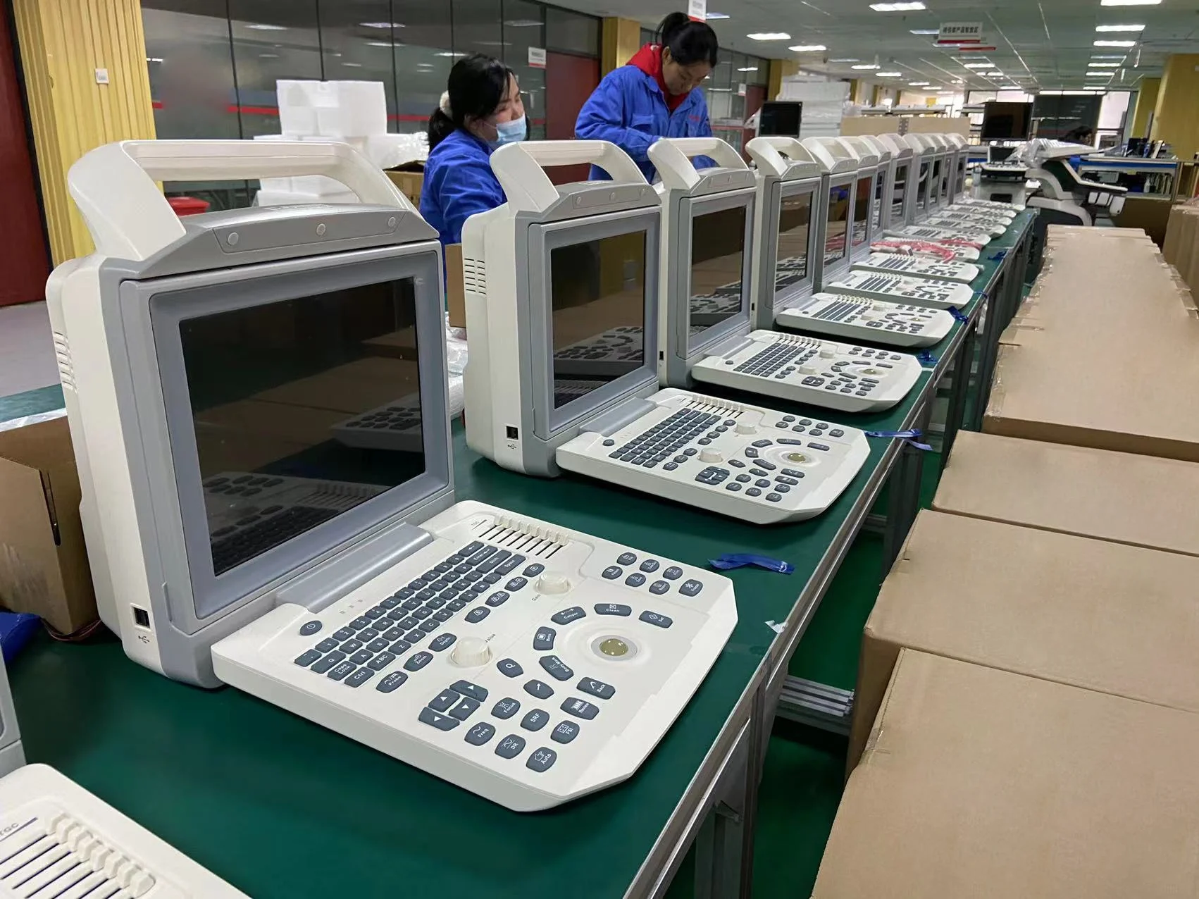 Portable Black and White Vet Ultrasound Scanner Machine Price Ultrasound for Animal