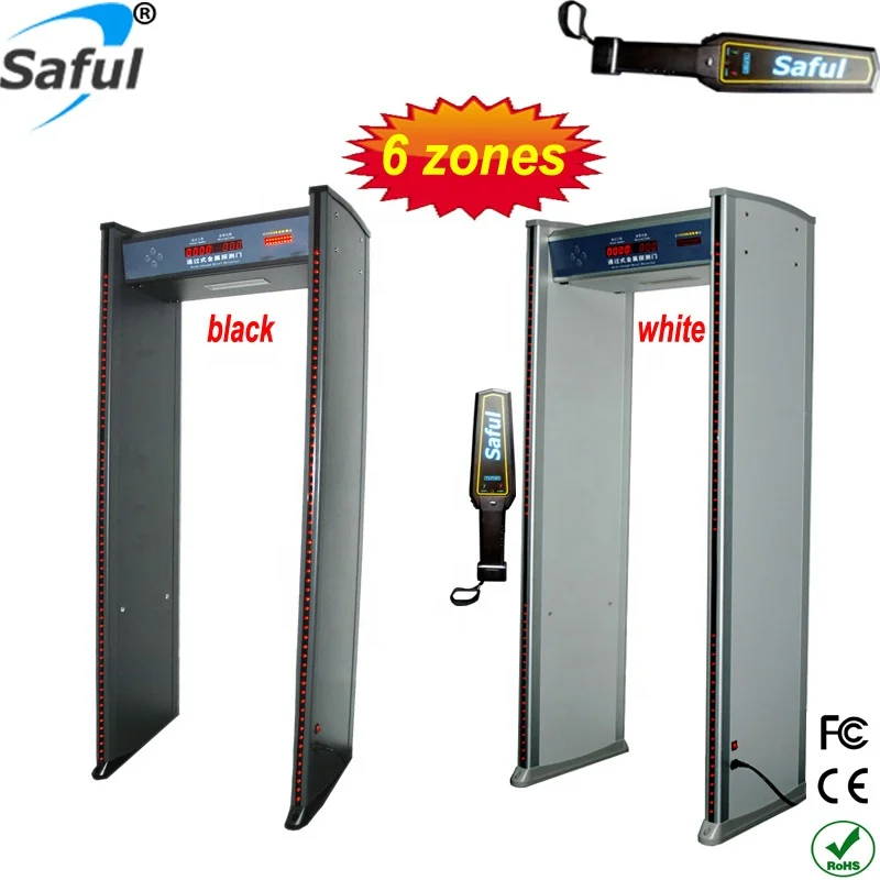 HZ-600 Profesional Factory Walk Through Metal Detector Door Frame Body Metal Scanner