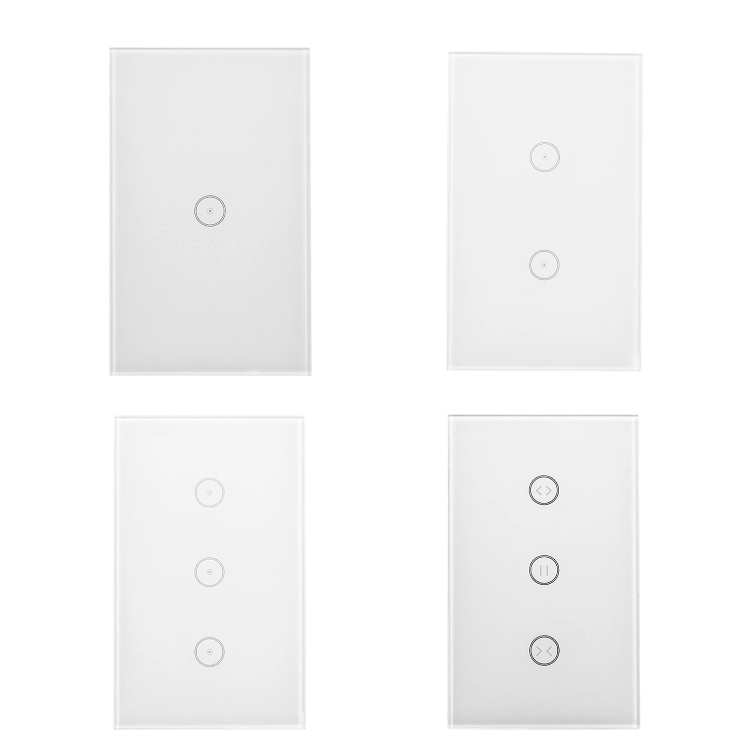 Xenon HOT Sales Smart Light Switch 1/2/3 Gang Wireless Remote Control  With Tuya Smart Touch Switch Wifi&Zigbee Voice Control