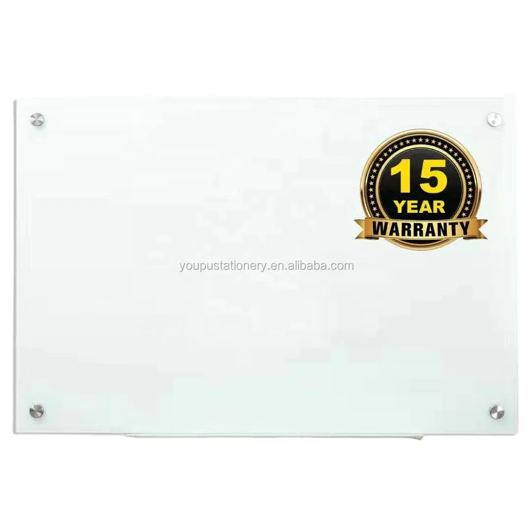 magnetic dry erase white  writing smooth glass board