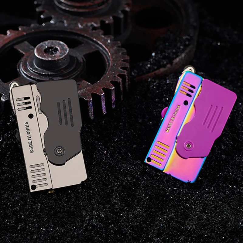 Hot Selling Straight Windproof Blue Flame Jet Torch Gas Lighter Refillable Alloy Deformed Pistol Double Fire Lighter