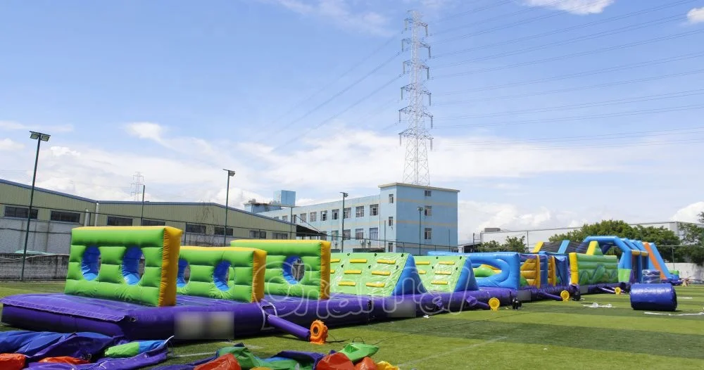 На открытом воздухе по индивидуальному заказу зверь надувная полоса препятствий 5k безумные препятствия спортивные взрослые игры