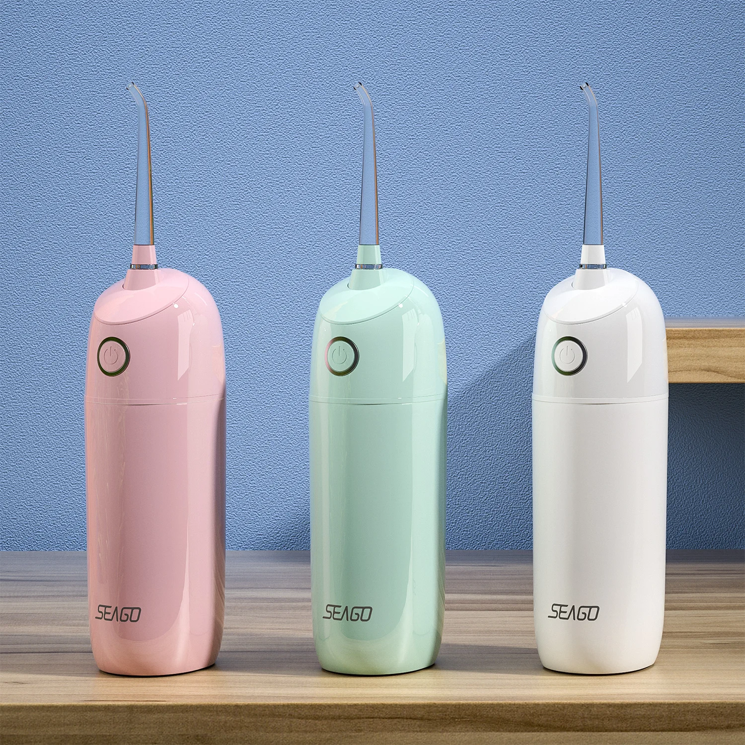 2024 Seago Mini Water Flosser Cordless High Waterproof 190ml Water Tank Factory OEM Cordless Oral Portable Dental Floss SG831