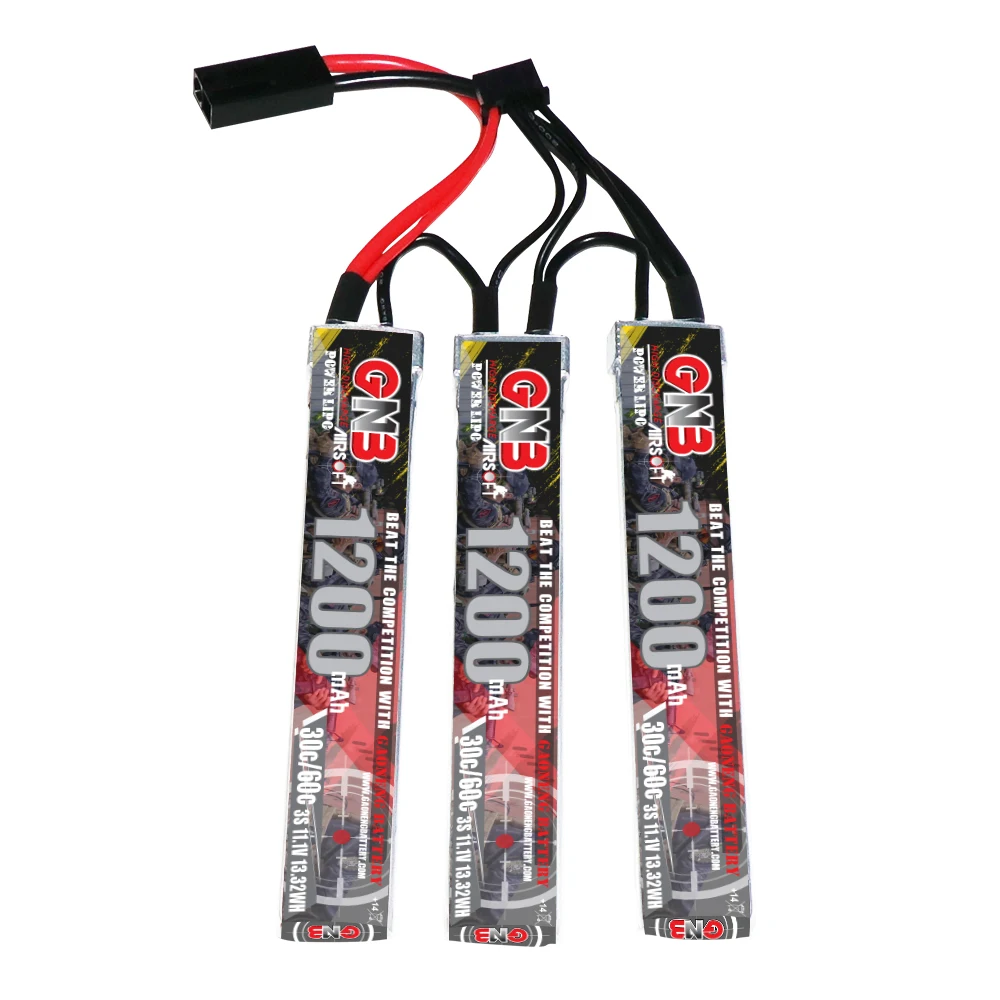 GNB GAONENG 1200 мАч 3S 11 1 В 30C 60C RC LiPo батарея AirSoft Mini Tamiya Разъем