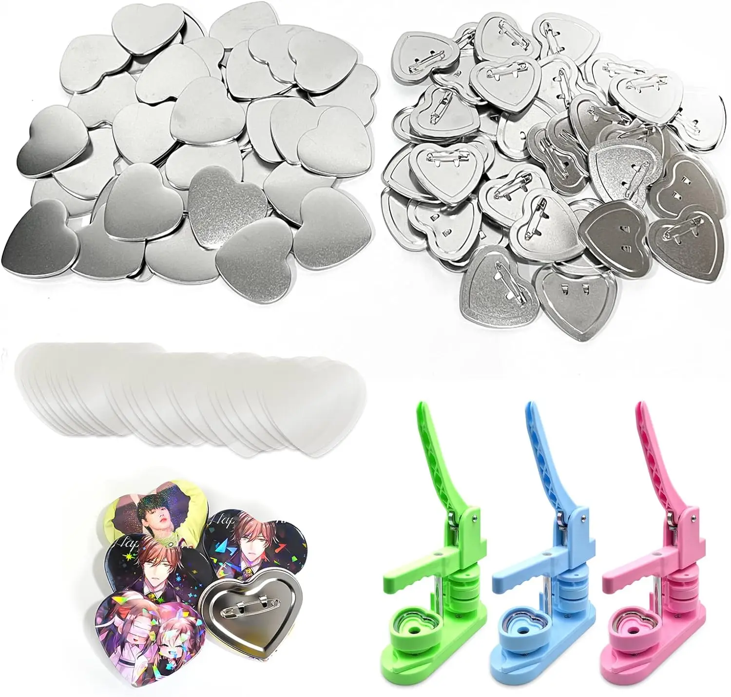 200 Наборы пуговицы 57 мм/2 24 дюймов