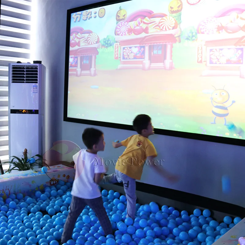 Earn Money Magic 3d Interactive Floor Children Wall Projection System Video Games for Kids