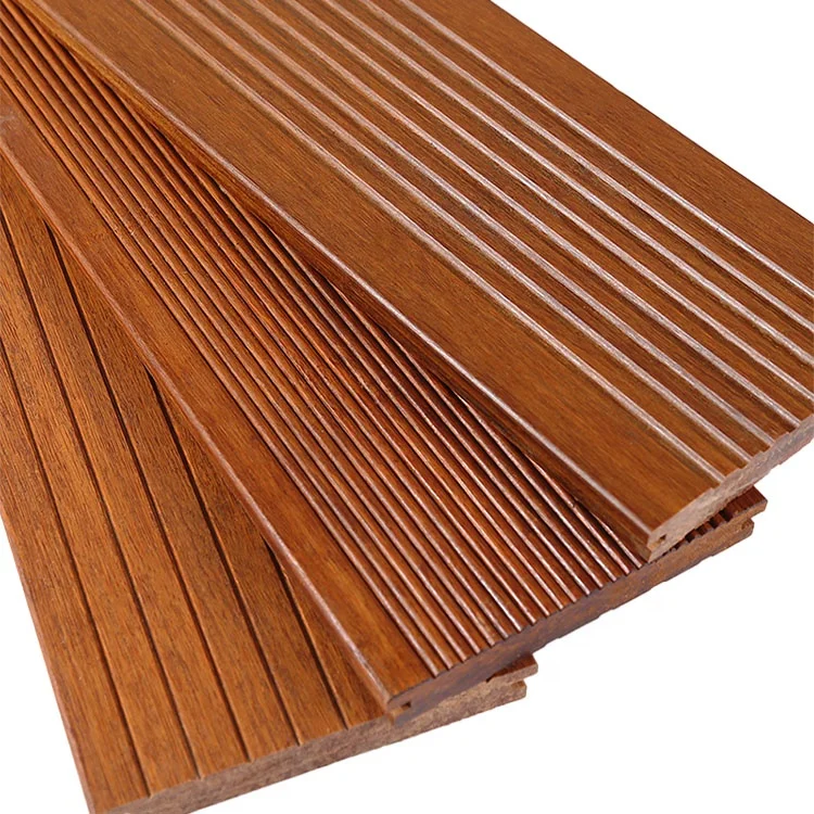 Outdoor Non-slip Hardwood Bamboo Decking for home garden with waterproof