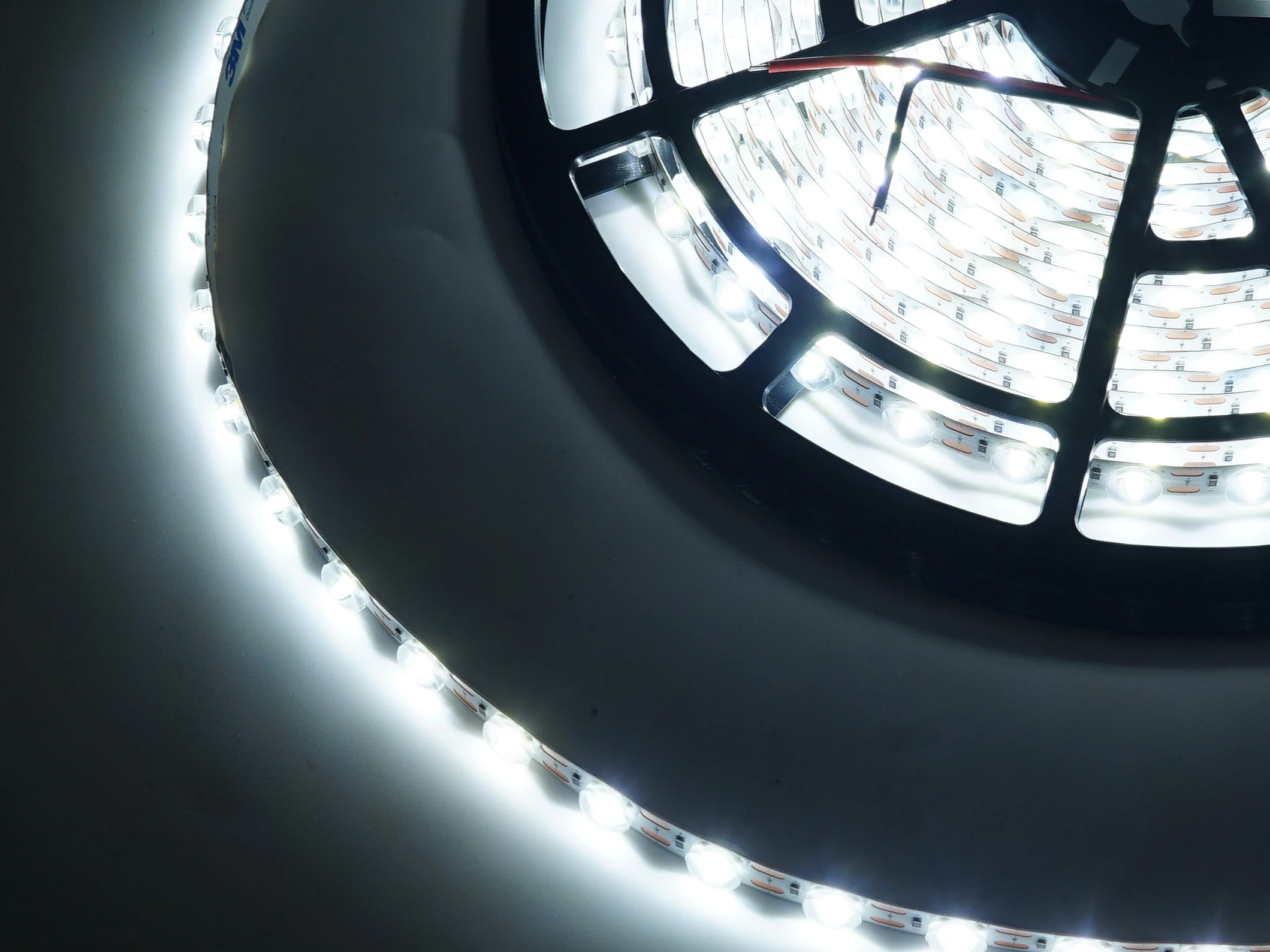 48led light flexible soft light with anti-glare eye shadowless diffuse reflection Light strip low voltage 24V highlighter lens