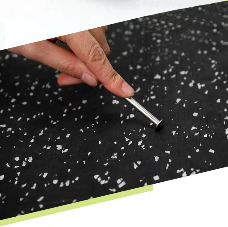 
5 mm shock absorbing floor gym mat rubber tile EPDM flooring 
