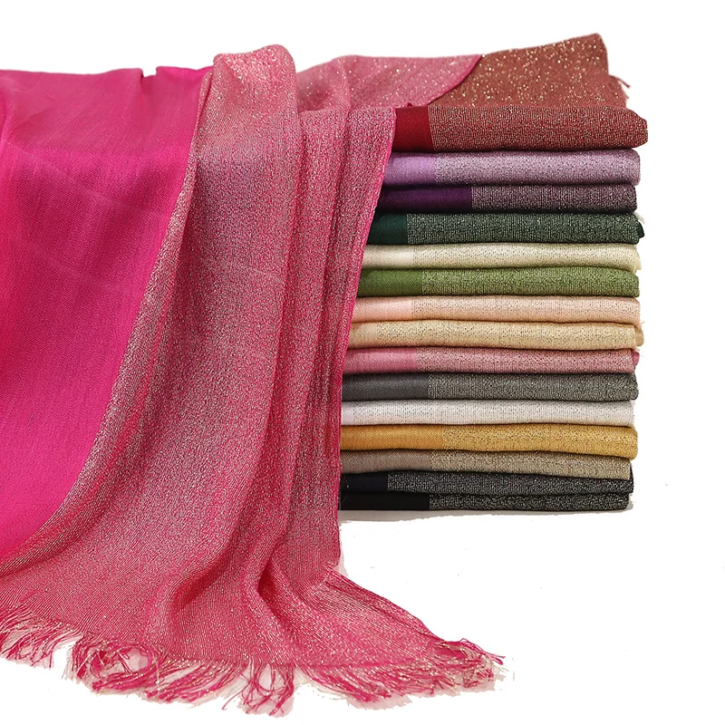 
Wholesale latest cotton printing gold embroidery glitter golden silk thread scarf Muslim ladies turban shawl 65*175cm 