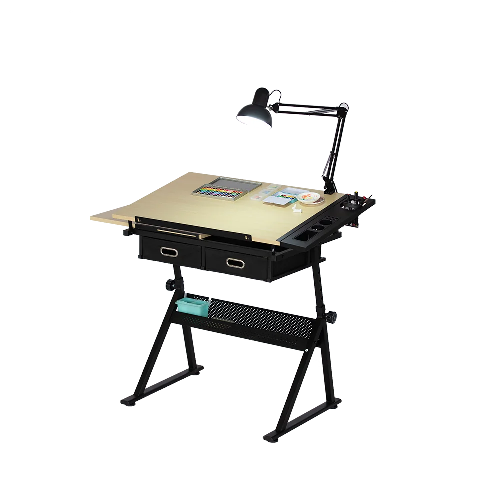 New Design Adjustable Height Study Desk Foldable Drafting Desk Drawing Table