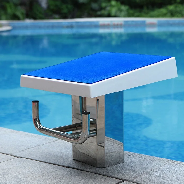 Swimming Pool Competition Equipment Standard Starting Block For Swimming Pool Wheel Slide Protection