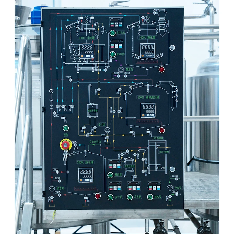 1000lts brewhouse 3-vessel turnkey micro brewery equipment automated steam beer brewing system fermenter for sale Australia