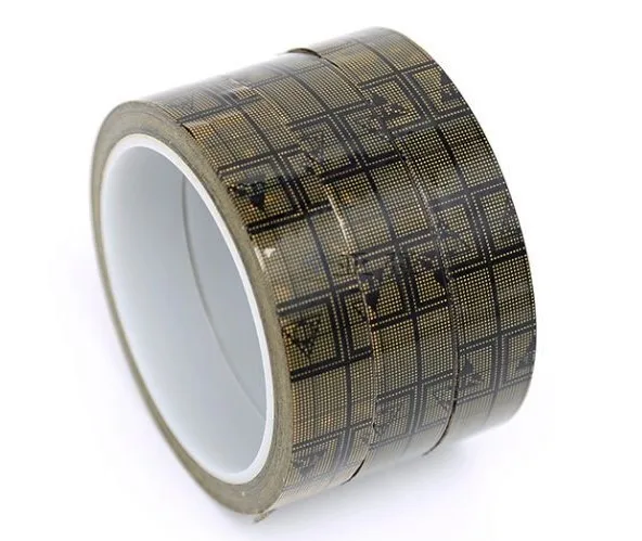 Клейкая лента черного OPP проводящей решетки 36м ESD антистатическая для частей электронных компонентов