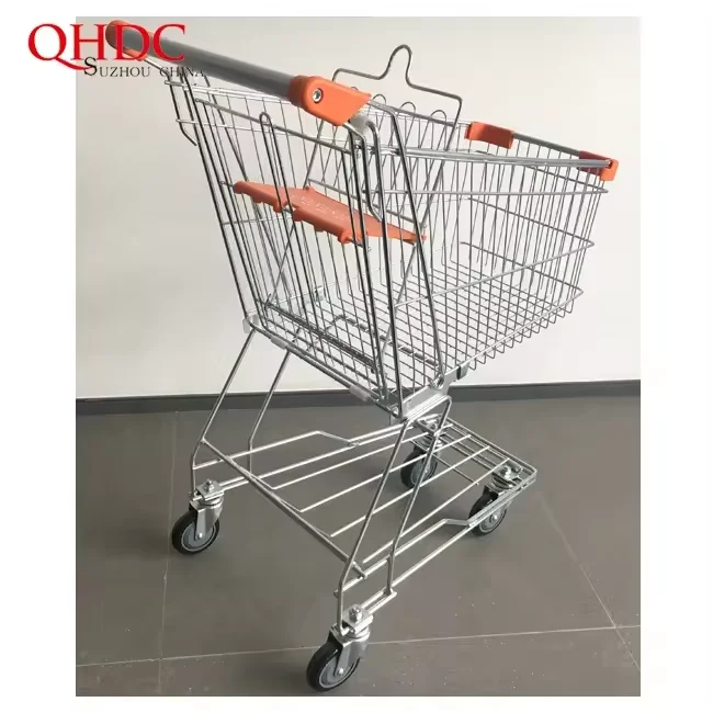 Light Weight 740*450*960Mm Q195 Steel 60L Supermarket Shopping Cart Trolley