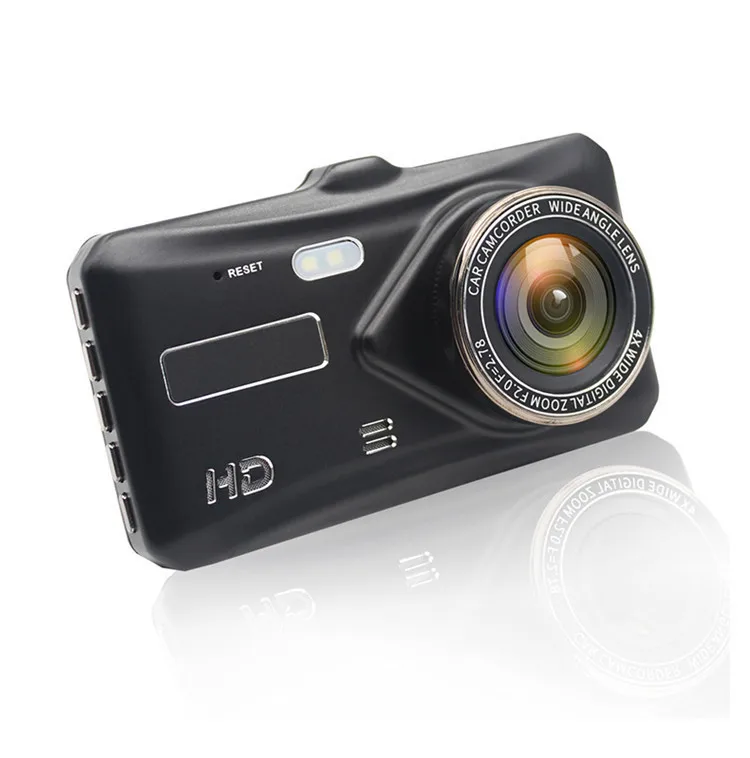HD 1080P Night Vision Front and Rear two way DVR Recorder 4.0 inch IPS Dash Cam Touch Screen dash camera for car
