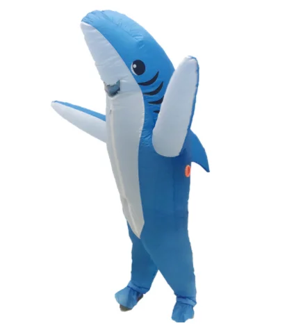 
Halloween Costumes For Adult Men Women Cosplay Shark Animal Inflatable Costume Carnival Party Clown Christmas Role Play Set 