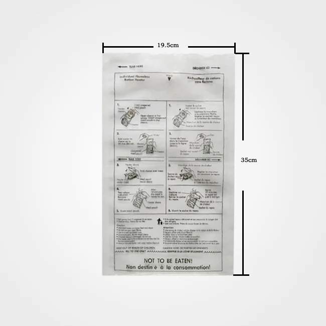 New Design Mre Heating Bag For Food Ration Packs