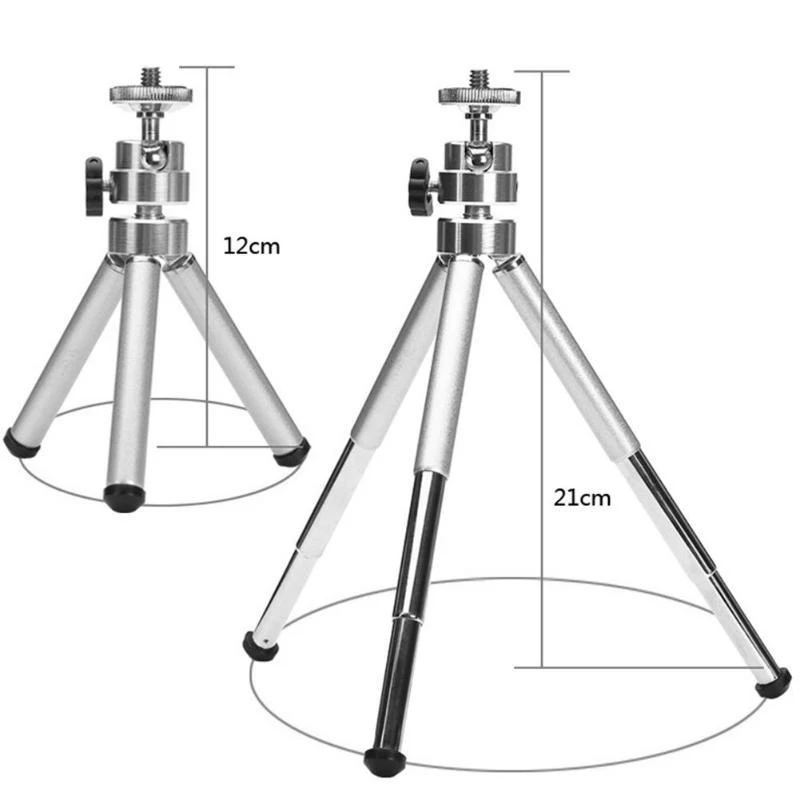 Universal Mini Tripod Portable Folding Table Tripod Aluminum Alloy Vlogging Tripod For Mobile Phone