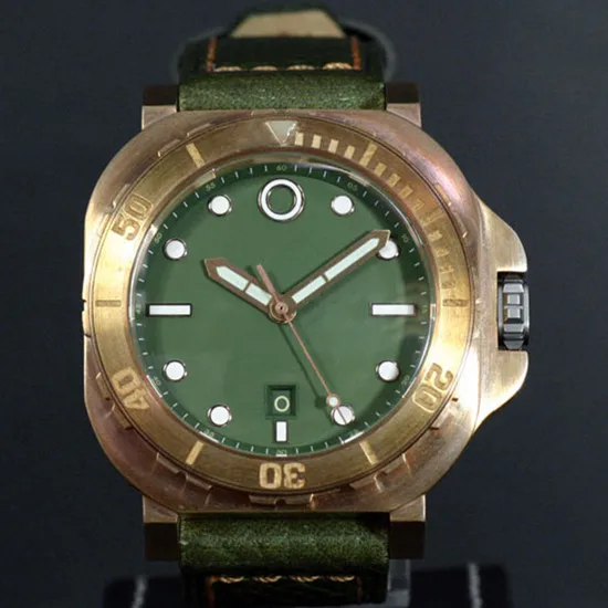 High Quality Fashion mechanical automatic brass man watch factories in china  diver watches