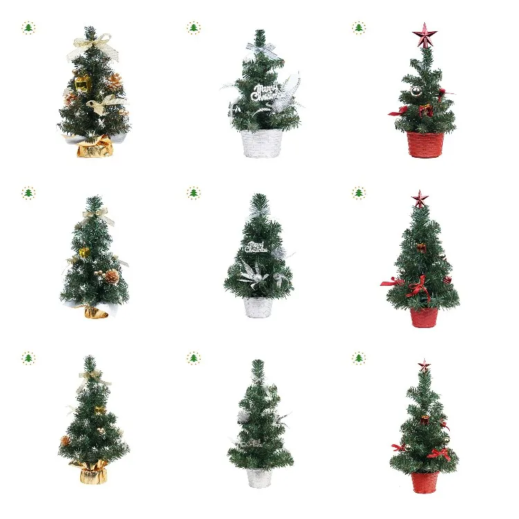 Factory wholesale custom RTS product 20cm luxury encryption premium christmas tree for sale