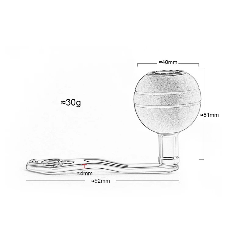  LETOYO DSH003 Одноручный дизайн для DAIWA SHIMANO катушка металлическая коромысла ручка EVA рыболовные