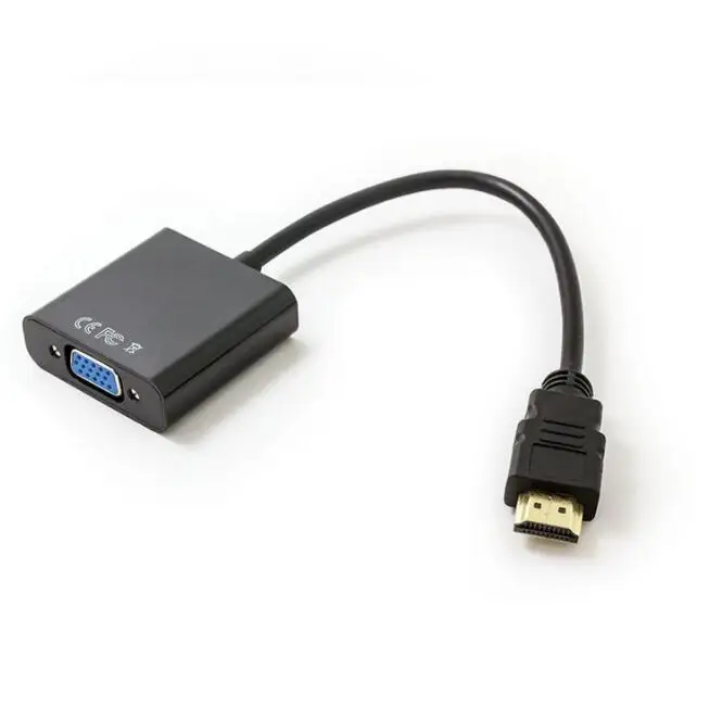  Позолоченный адаптер HDTV-VGA (штырь-гнездо) для