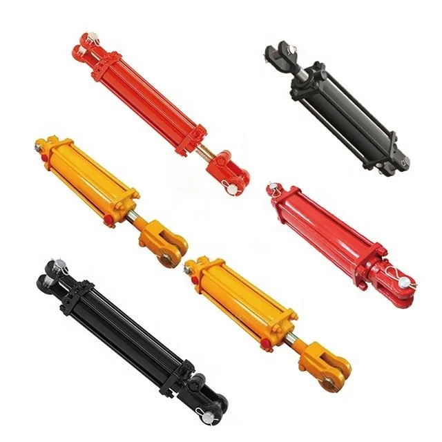 OEM High Pressure Hallite Seals Double Acting Tie Rod Hydraulic Cylinder Clevis Hydraulic Oil Cylinder for Truck