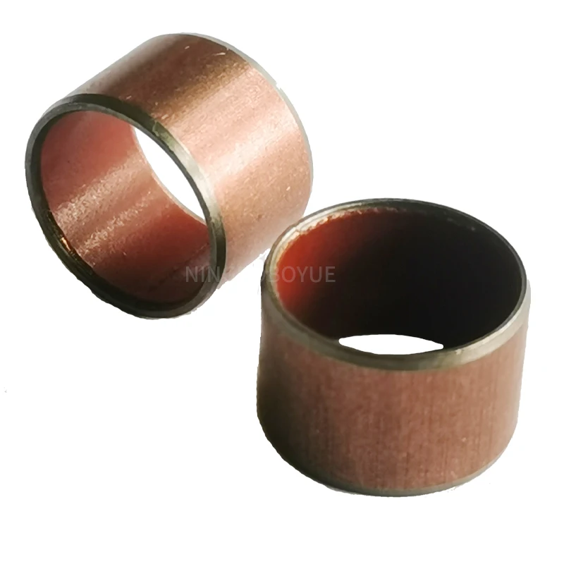 high quality hardened brass bushing, brass bushing rod,PTFE Composite Oilless Slide Bearing Self-lubricating Bushings