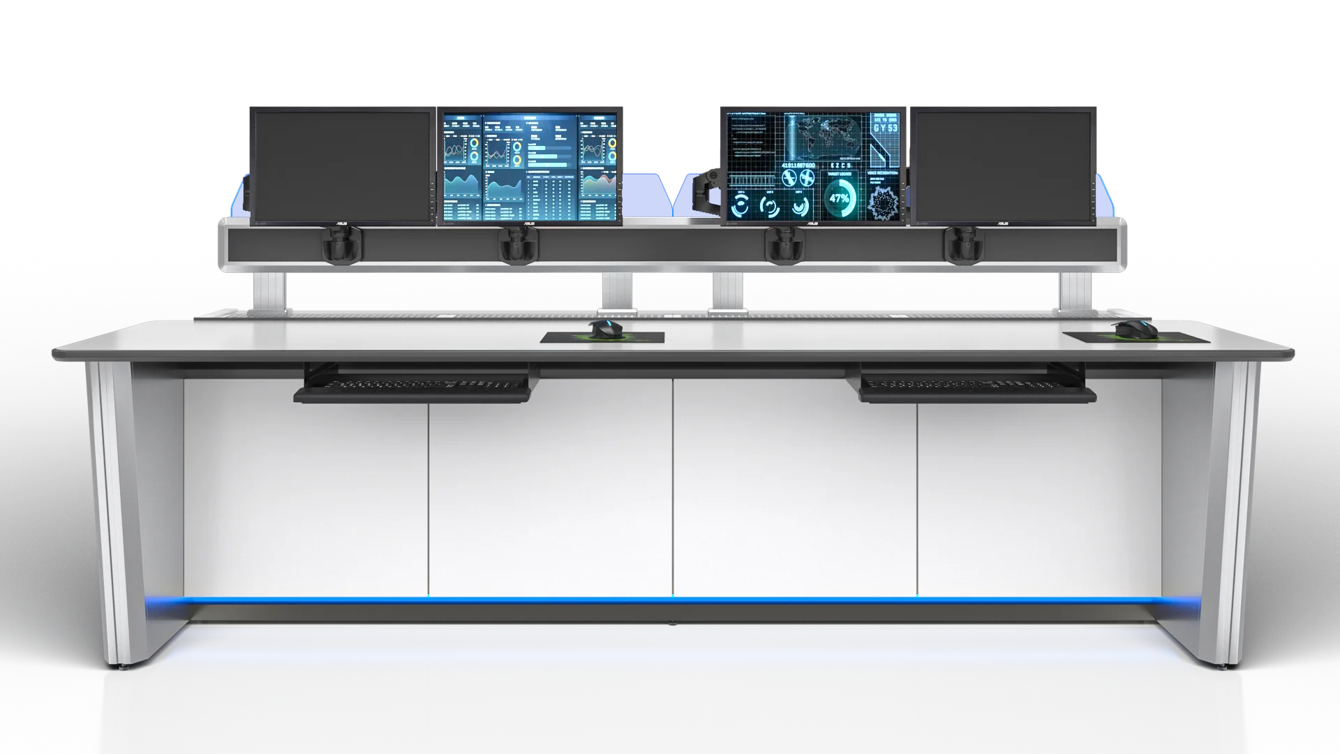 Kesino KCD-22 smart city сидеть/стенд рабочая станция диспетчерским пультом CCTV команды производитель диспетчерской консоли