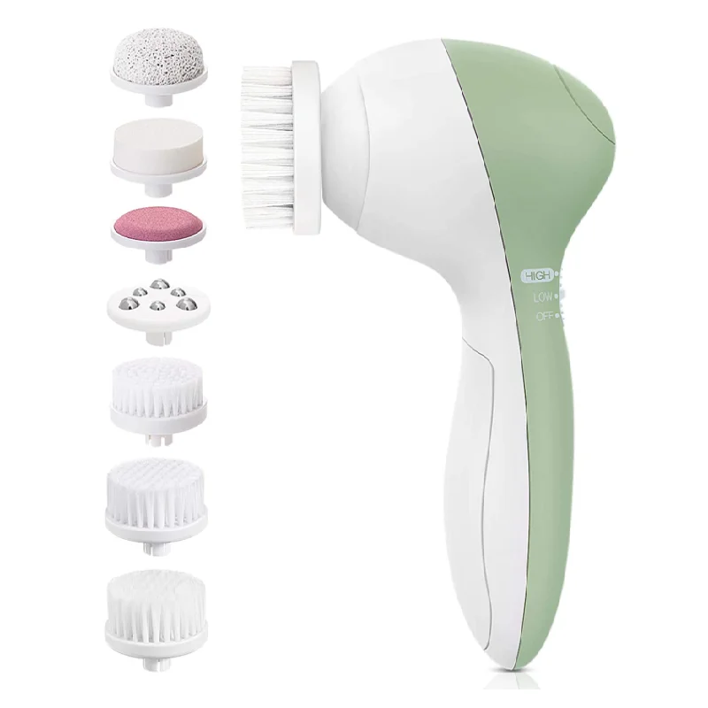 PSB custom 7 waterproof face facial cleansing spin brush