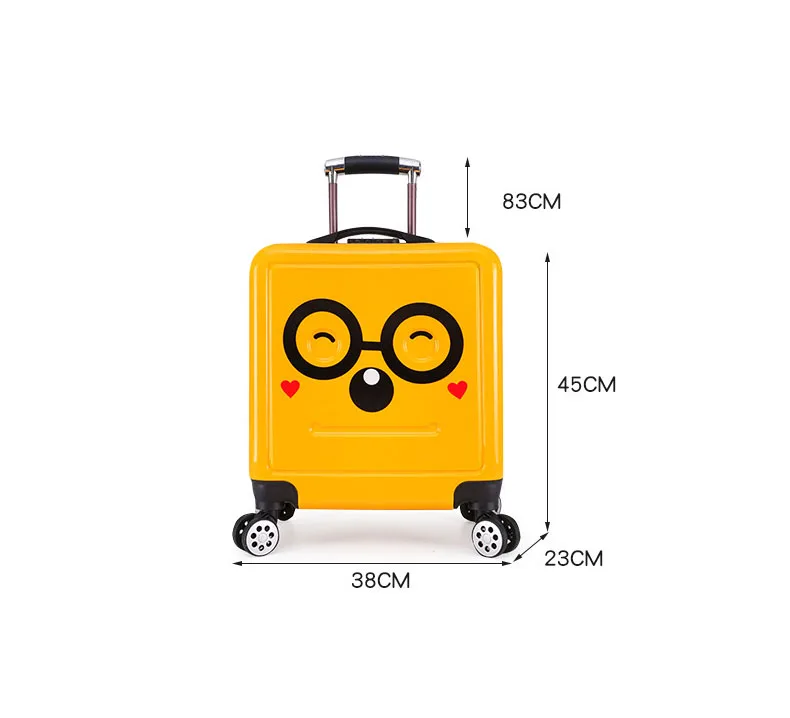 Cute Kids Small Durable Portable Waterproof Suitcase Cases Trolley Travel Bags