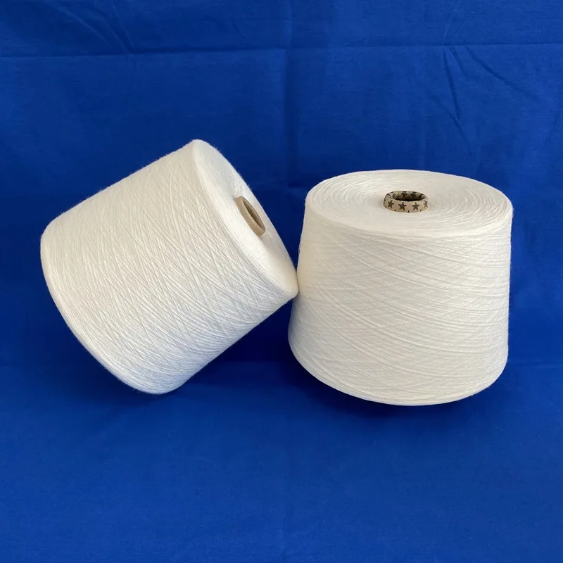 China manufacturer eco-friendly natural cotton bamboo gray yarn for weaving