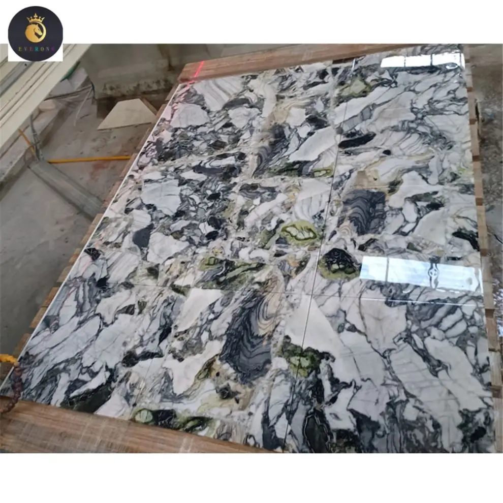 Luxury Ice Jade Marble Floor Covering Tiles