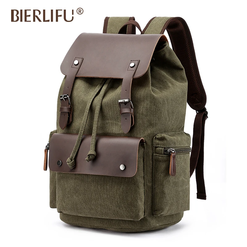wholesale manufacturer fashion custom vintage canvas school backpack bag laptop hiking backpacks
