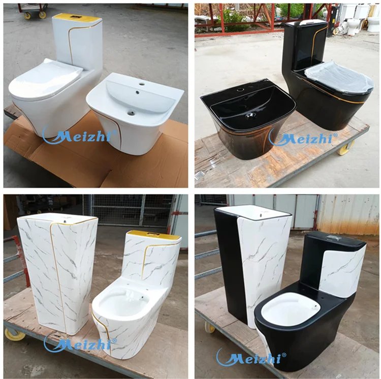 China sanitary ware the top 10 brands toilet bowls colored wc toilet seat and sink set