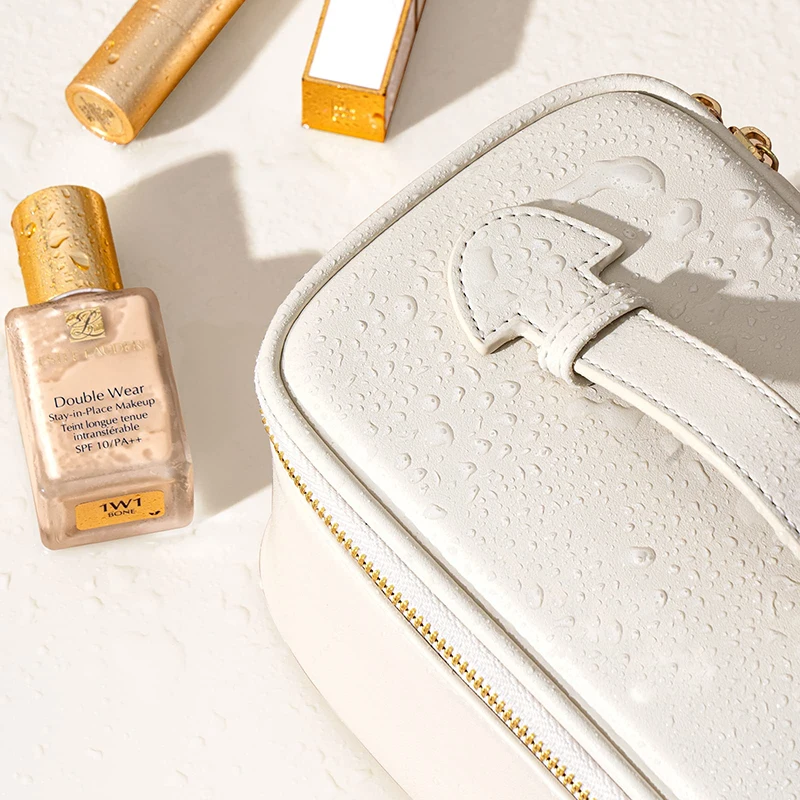 OEM Factory Travel Makeup Bag with Mirror Travel Organizer Bag Case Storage Makeup Brushes Portable Cosmetics Bag