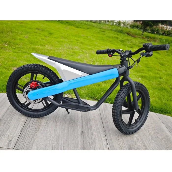 24V 250W Lithium Battery Powered Children 16 inch Electric Kids Balance Bike