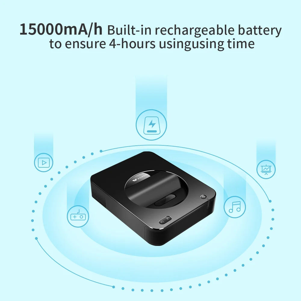 RTAKO 3D Short Throw Dlp Projector